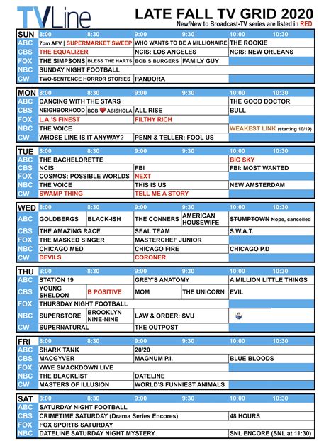 may tv series schedule.